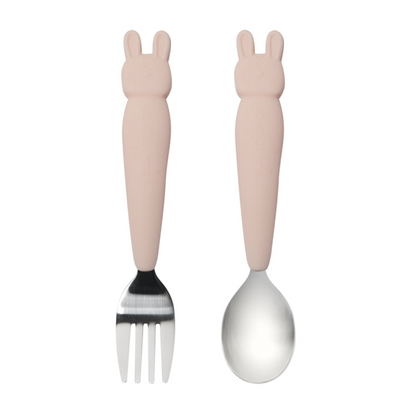 Kids' Spoon & Fork Set - Bunny by Loulou Lollipop Nursing + Feeding Loulou Lollipop   