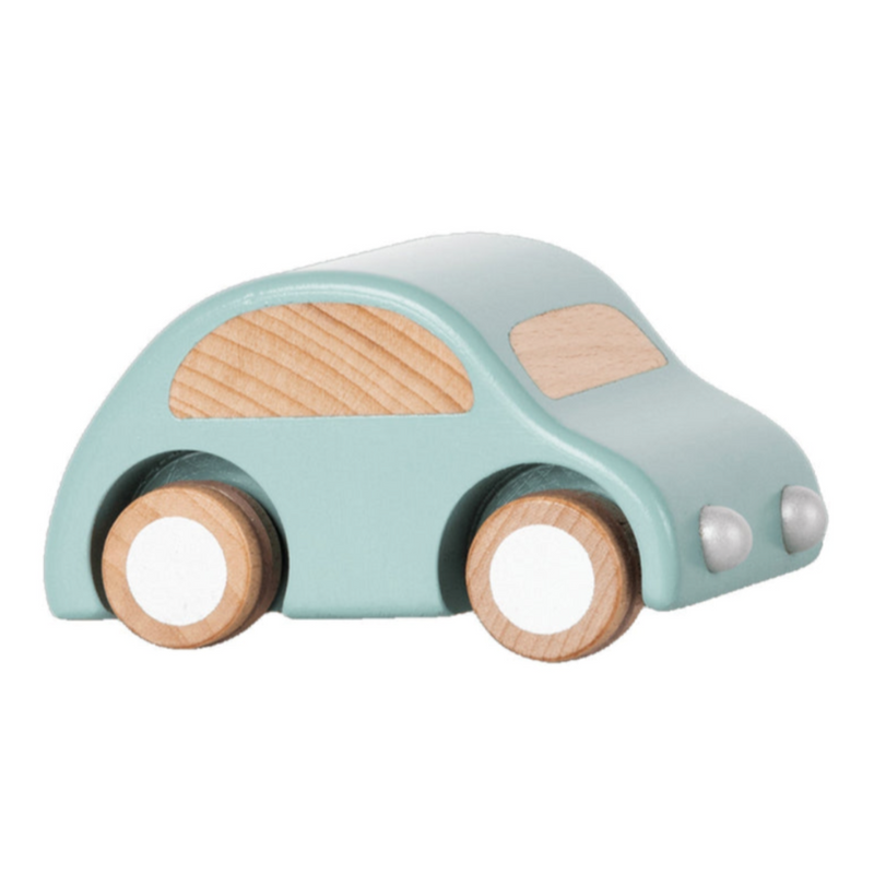 Wooden Car by Maileg Toys Maileg Light Blue  