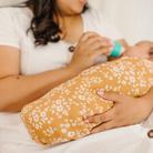 Whimsy Floral Swaddle - Mustard by Mini Wander Bedding Mini Wander   