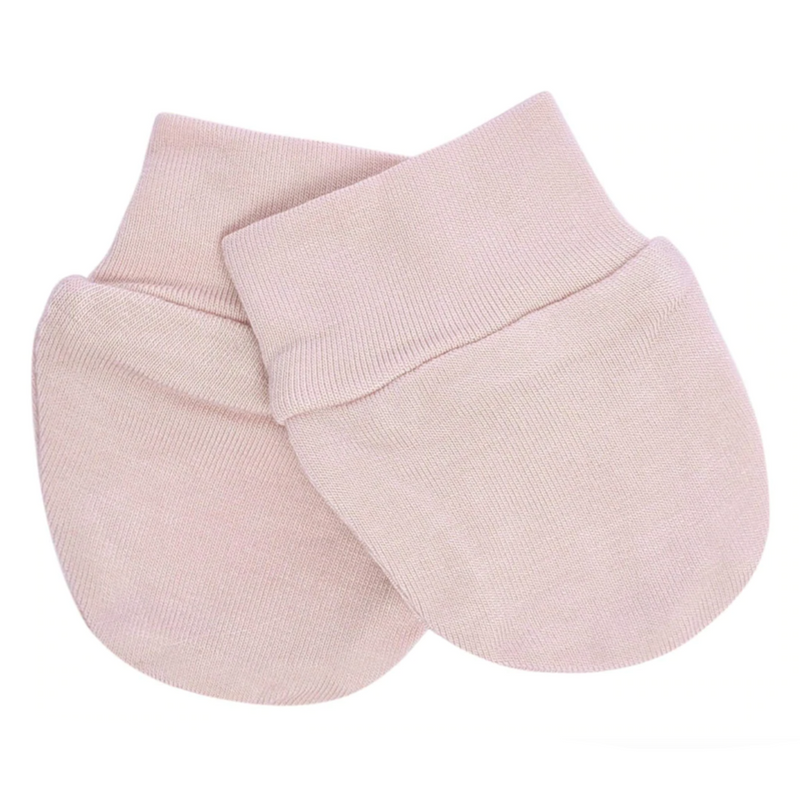 Scratch Mittens - Blush by Kyte Baby Accessories Kyte Baby   