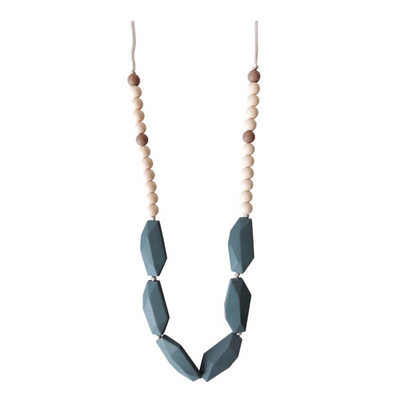 Emerson Teething Necklace - Blue by Chewable Charm Accessories Chewable Charm   
