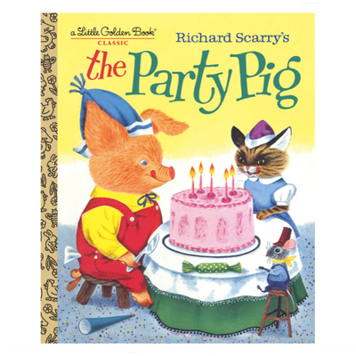 Richard Scarry's The Party Pig - Little Golden Book Books Random House   
