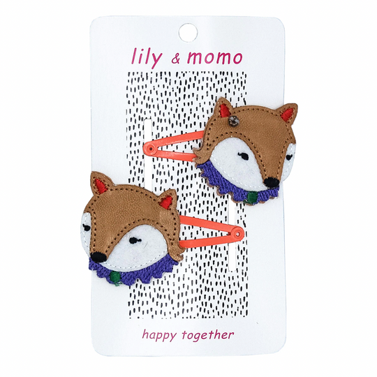 Fox Friends Forever Hair Clips by Lily + Momo