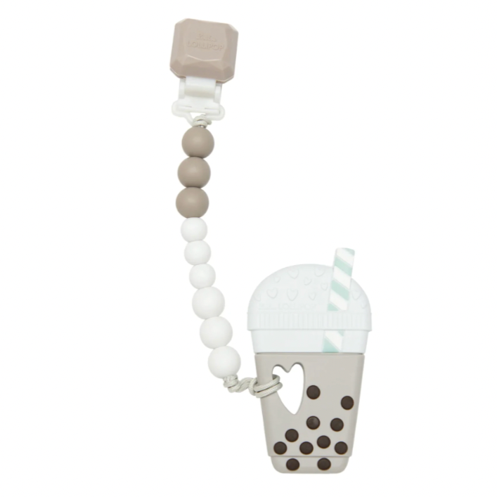 Milk Tea Bubble Tea Teether Set Gem by Loulou Lollipop Toys Loulou Lollipop   