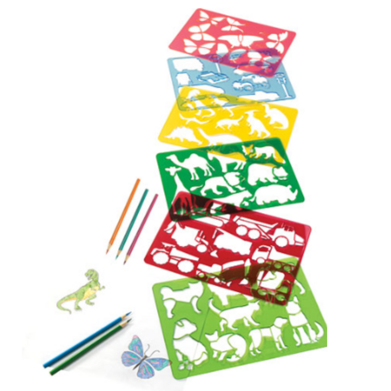 Art Box Stencils - Assorted by Schylling Toys Schylling   