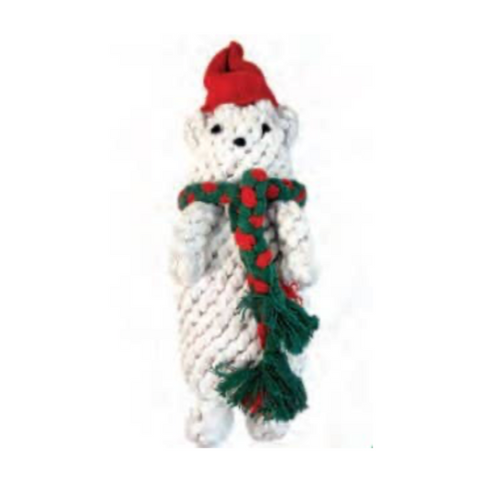 Rope Dog Toy - Polar Bear 11" by Jax & Bones