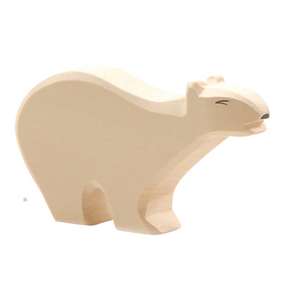Polar Bear by Ostheimer Wooden Toys Toys Ostheimer Wooden Toys   