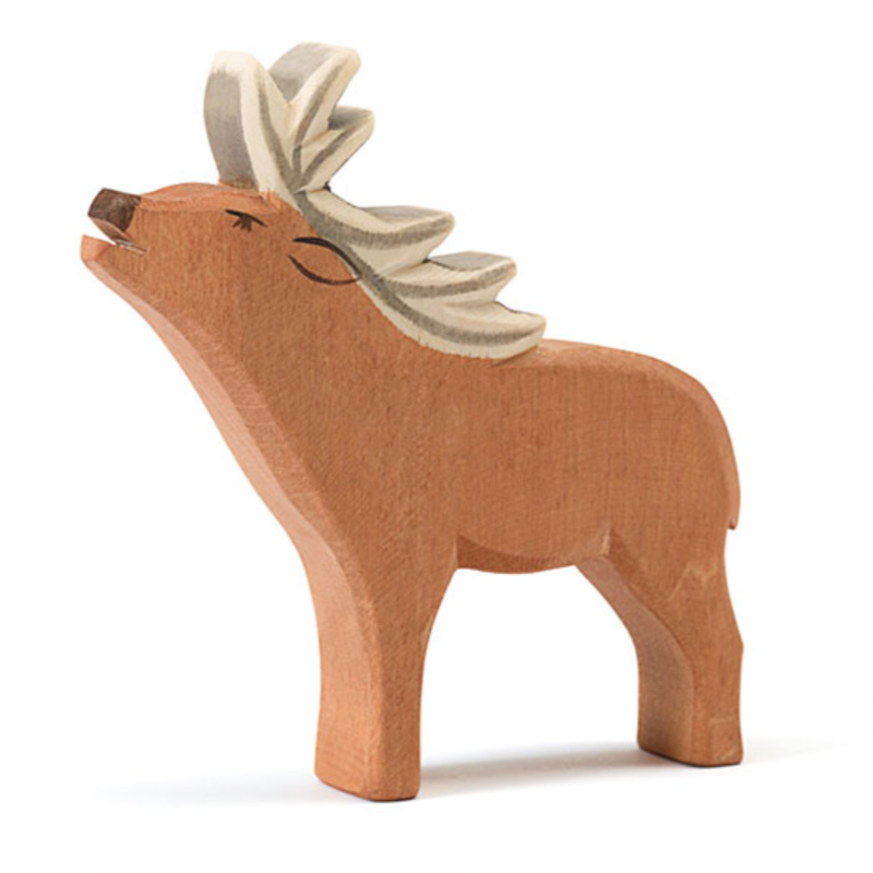 Red Deer Stag by Ostheimer Wooden Toys Toys Ostheimer Wooden Toys   