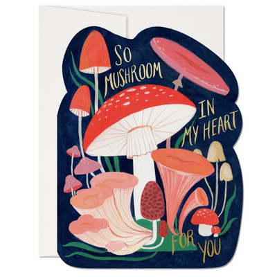 So Mushroom Valentine's Day Card Paper Goods + Party Supplies Red Cap Cards   