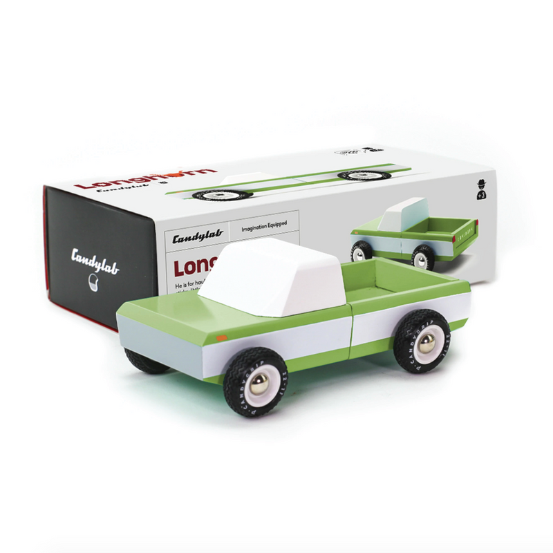 Longhorn Olive Pickup Truck by Candylab Toys Toys Candylab Toys   