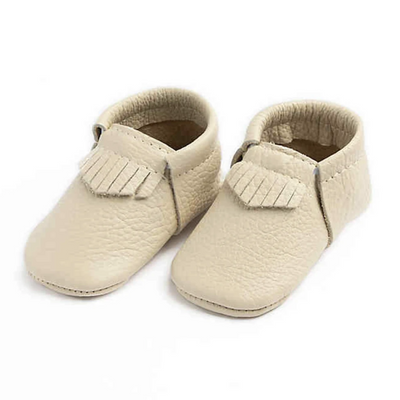First Pair Moccasin - Cream by Freshly Picked Shoes Freshly Picked   