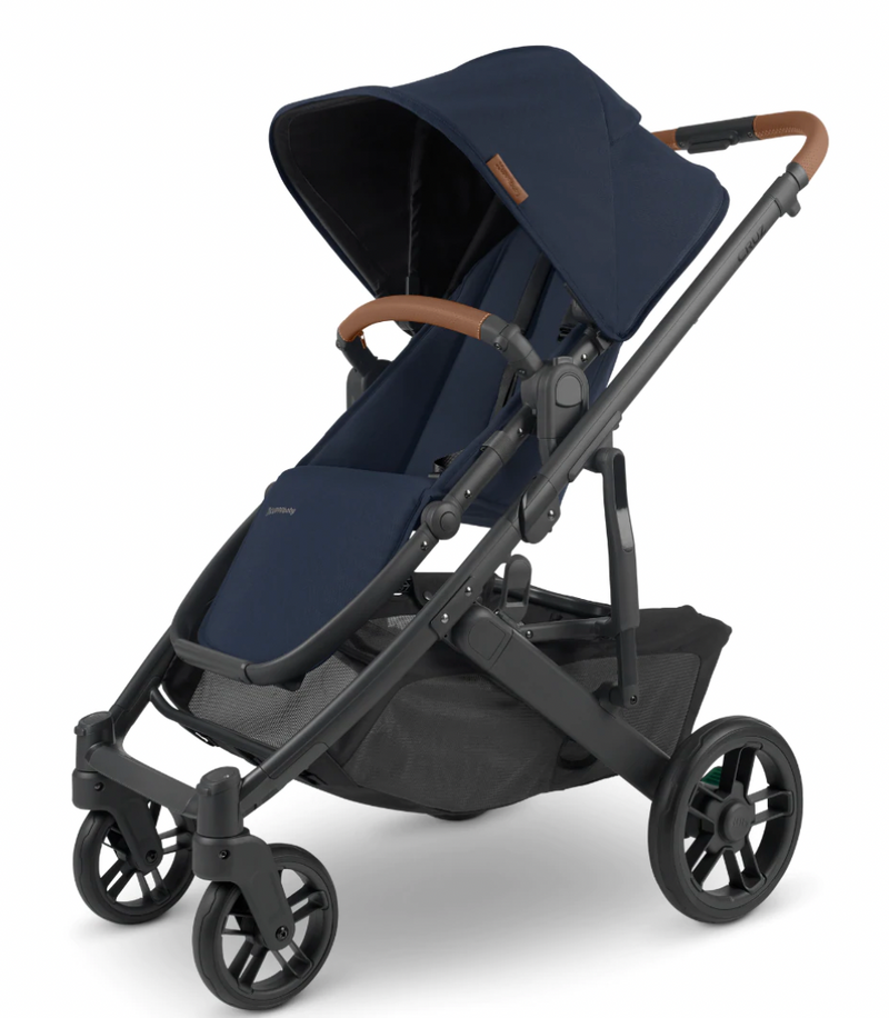 Cruz V2 Stroller by UPPAbaby Gear UPPAbaby NOA (Navy/carbon/saddle leather)  