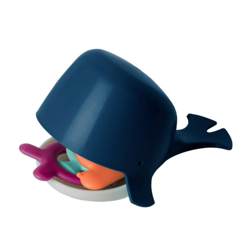 Chomp Hungry Whale Bath Toy - Navy by Boon