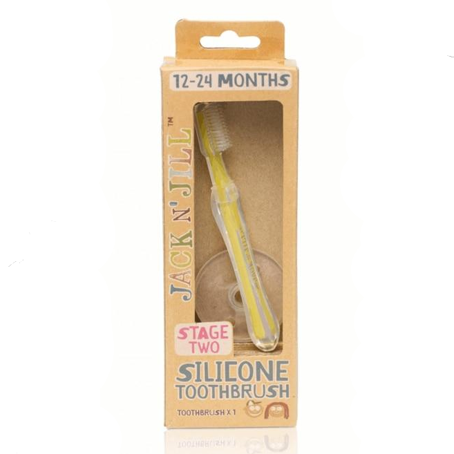 Silicone Baby Toothbrush - Stage 2 by Jack N&