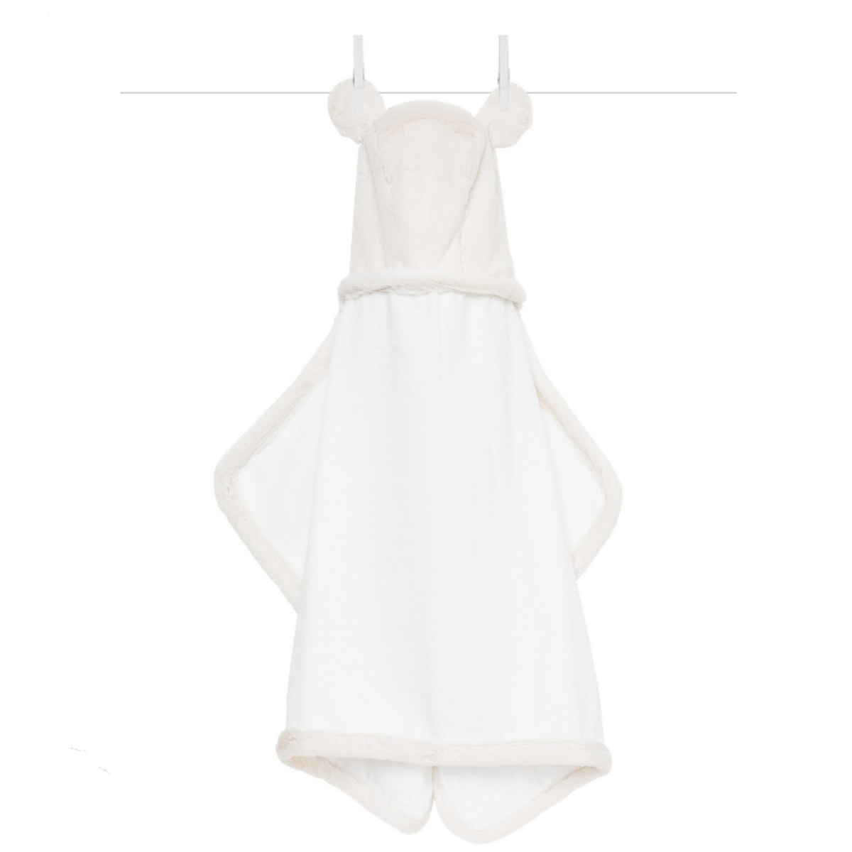 Luxe Towel with Ears by Little Giraffe Bath + Potty Little Giraffe CREAM  