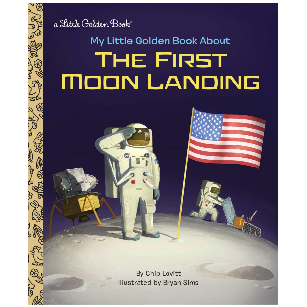 My Little Golden Book About the First Moon Landing Books Penguin Random House   