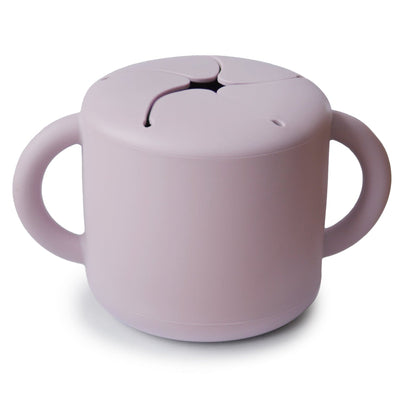 Silicone Snack Cup - Soft Lilac Nursing + Feeding Mushie & Co   