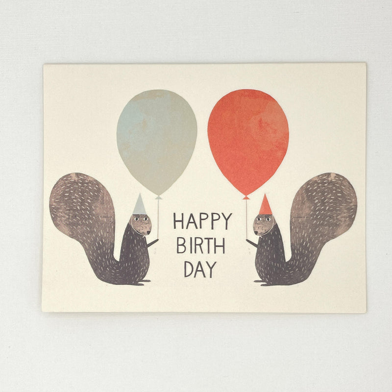 Party Squirrels Birthday Card by Red Cap Cards Paper Goods + Party Supplies Red Cap Cards   