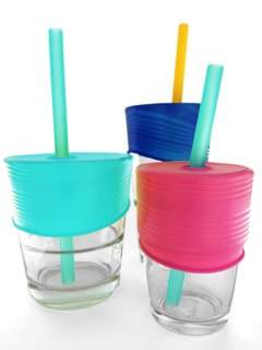 Universal Straw Tops - Sea + Berry + Cobalt by GoSili Nursing + Feeding GoSili   