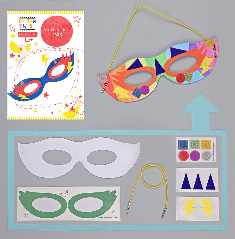 Make Your Own Superhero Mask Kit by Cotton Twist Toys Cotton Twist   