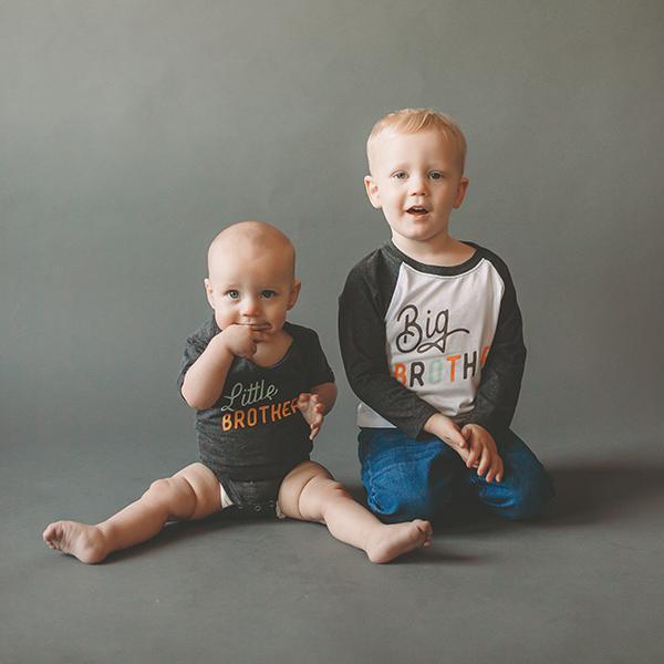 Cotton Bodysuit - Little Brother by Sweetpea + Co Apparel Sweetpea + Co   