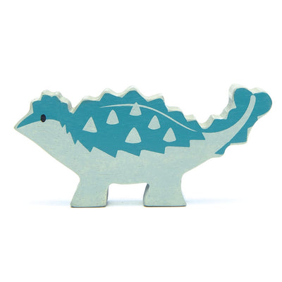 Small Wooden Figurine Toys Tender Leaf Toys Ankylosaurus  