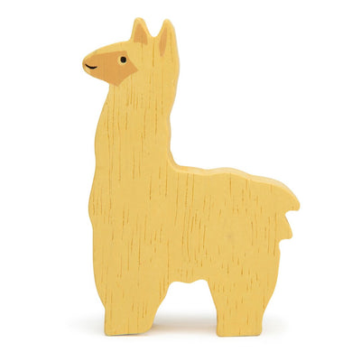 Small Wooden Figurine Toys Tender Leaf Toys Alpaca  
