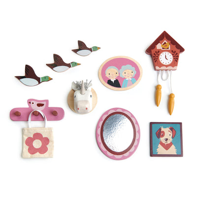 Doll House Wall Decor by Tender Leaf Toys Toys Tender Leaf Toys   