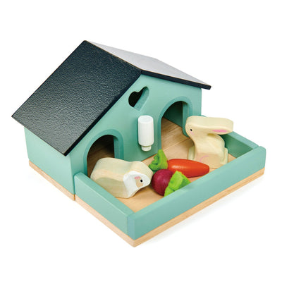 Pet Rabbit Set Wooden Toy by Tender Leaf Toys Toys Tender Leaf Toys   