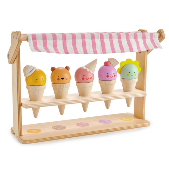 Scoops and Smiles Wooden Toy Set by Tender Leaf Toys