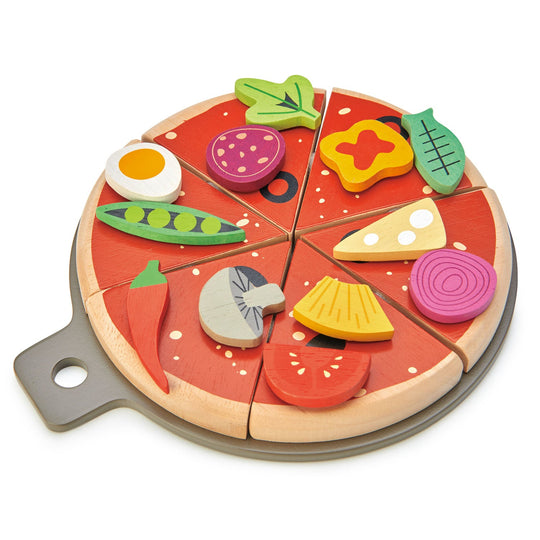 Pizza Party Wooden Toy Set by Tender Leaf Toys
