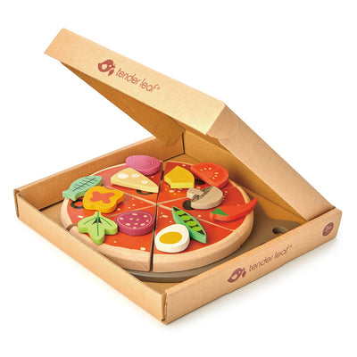 Pizza Party Wooden Toy Set by Tender Leaf Toys Toys Tender Leaf Toys   