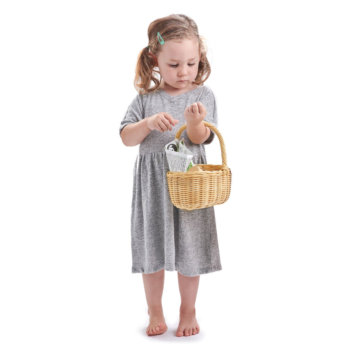 Wicker Shopping Basket by Tender Leaf Toys Toys Tender Leaf Toys   