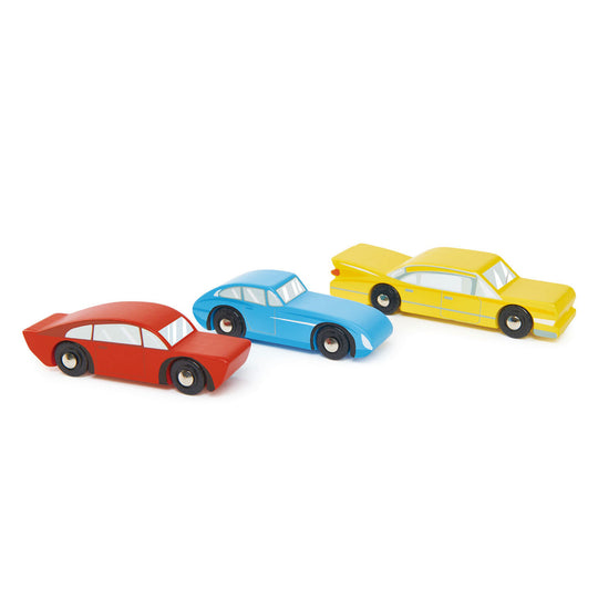 Retro Wooden Cars by Tender Leaf Toys