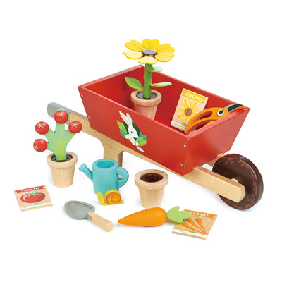Garden Wheelbarrow Set by Tenderleaf Toys Toys Tender Leaf Toys   