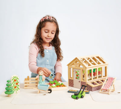 Greenhouse and Garden Set by Tender Leaf Toys Toys Tender Leaf Toys   