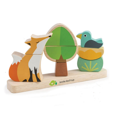 Foxy Stacker Wooden Magnetic Toy by Tender Leaf Toys Toys Tender Leaf Toys   