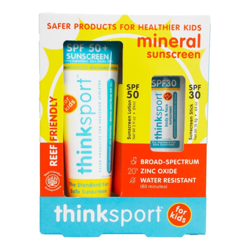 Thinksport Kids Safe Sunscreen Combo Pack Infant Care Thinkbaby   