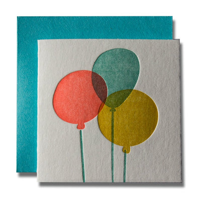 Tiny Balloons Card by Ladyfingers Letterpress Paper Goods + Party Supplies Ladyfingers Letterpress   