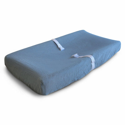 Extra Soft Changing Pad Cover - Tradewinds by Mushie & Co Bath + Potty Mushie & Co   