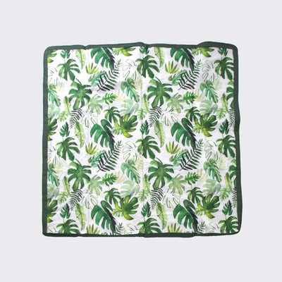 Outdoor Blanket 5'x5' - Tropical Leaf by Little Unicorn