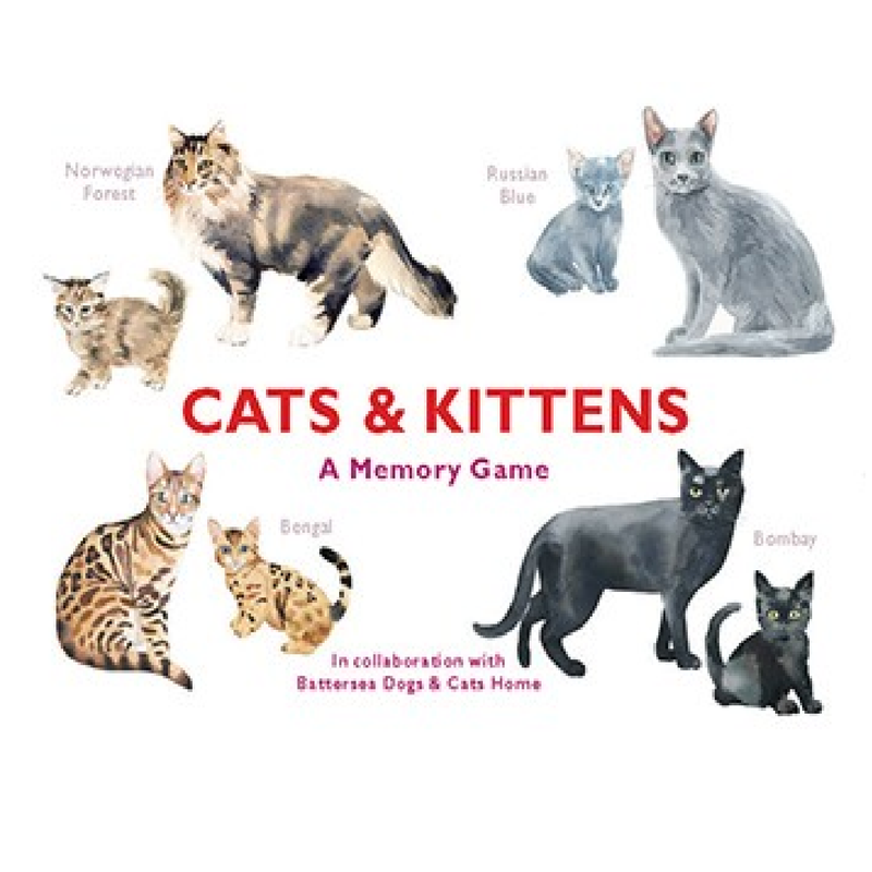 Cats & Kittens: A Memory Game Toys Chronicle Books   
