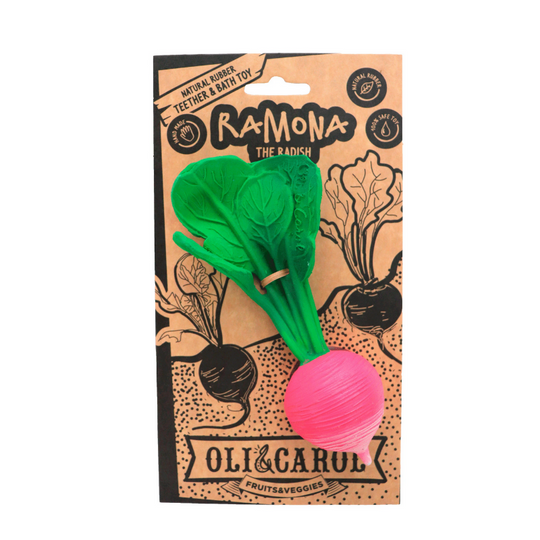 Ramona the Radish Teether by Oli & Carol