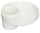 Travel Tray for Cup Holders Gear Travel Tray White  