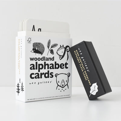 Woodland Alphabet Cards by Wee Gallery Toys Wee Gallery   