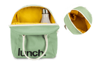 Zipper Lunch Bag - 'Lunch' in Moss by Fluf Nursing + Feeding Fluf   