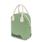 Zipper Lunch Bag - 'Lunch' in Moss by Fluf Nursing + Feeding Fluf   