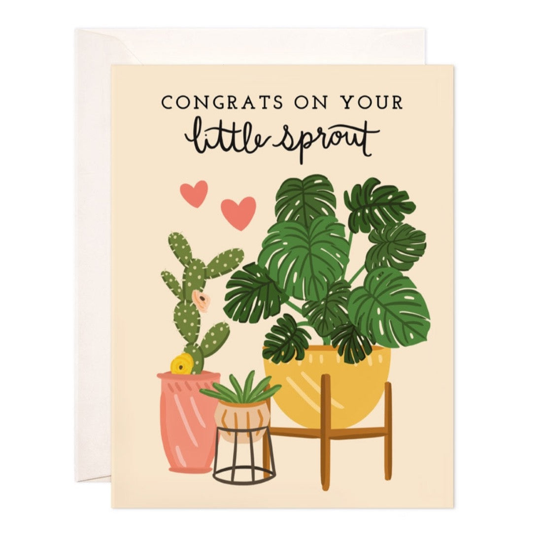 Little Sprout Greeting Card by Bloomwolf Studio Paper Goods + Party Supplies Bloomwolf Studio   