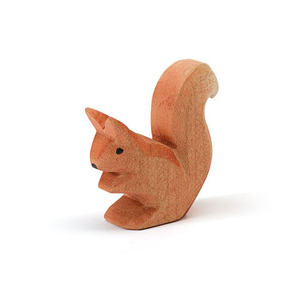 Squirrel Sitting by Ostheimer Wooden Toys Toys Ostheimer Wooden Toys   