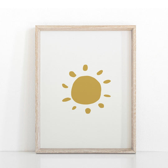 Sunshine Wall Art Print by Made for Maise